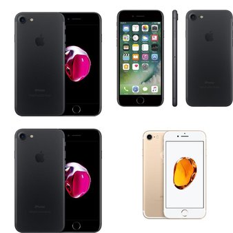 12 Pcs – Apple iPhone 7 – Refurbished (GRADE A – Unlocked) – Models: MN8G2LL/A, MN8G2LL/A – TF, MN9D2LL/A, MN8K2LL/A