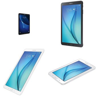 28 Pcs – Samsung Galaxy Tablets – Tested Not Working – Models: SM-T560NZWUXAC, SM-T580NZKAXAC, SM-T113NDWAXAC, SM-T560NZKUXAC