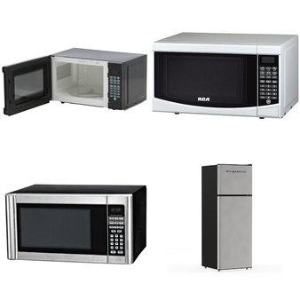 Pallet – 12 Pcs – Microwaves – Customer Returns – Curtis International, RCA, Hamilton Beach, Fridgemaster