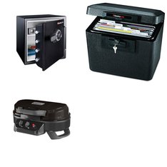 Pallet - 6 Pcs - Safes, Grills & Outdoor Cooking, Unsorted - Customer Returns - SentrySafe, Coleman