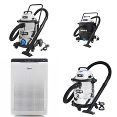 Pallet - 14 Pcs - Vacuums, Humidifiers / De-Humidifiers, Power Tools - Customer Returns - Hart, Winix, Vacmaster, Stealth