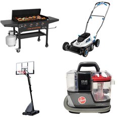 Pallet - 21 Pcs - Vacuums, Grills & Outdoor Cooking, Game Room, Mowers - Overstock - Dirt Devil, Hoover, Blackstone, Medal Sports
