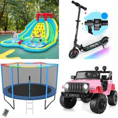 Pallet – 8 Pcs – Trampolines, Unsorted, Vehicles, Outdoor Sports – Customer Returns – YORIN, Funcid, MaxKare, RCB