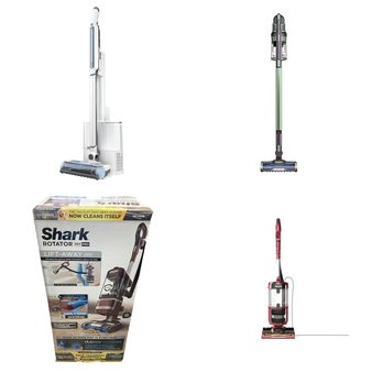 Pallet – 17 Pcs – Vacuums, Floor Care – Customer Returns – Shark, Wyze, Hoover, Bissell