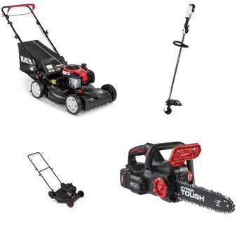 Pallet – 14 Pcs – Trimmers & Edgers, Mowers, Hedge Clippers & Chainsaws, Unsorted – Customer Returns – Hyper Tough, Hart, Ozark Trail, Black Max