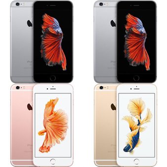 12 Pcs – Apple iPhone 6S Plus – Refurbished (GRADE A – Unlocked) – Models: MN342LL/A, 3A551LL/A, MKW52LL/A, MKW62LL/A