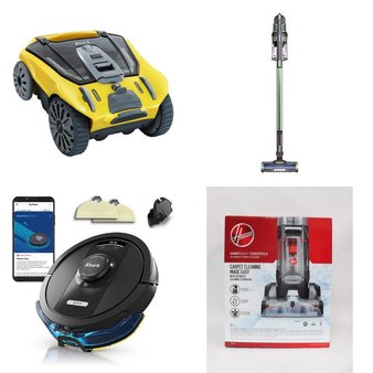 Pallet – 15 Pcs – Vacuums, Pools & Water Fun – Customer Returns – Hoover, Shark, POOLELF, Hart