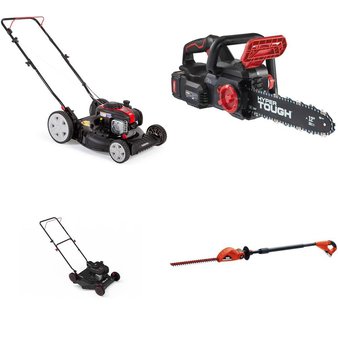 Pallet – 10 Pcs – Mowers, Hedge Clippers & Chainsaws, Other – Customer Returns – Hyper Tough, Black Max, BLACK & DECKER, Ozark Trail
