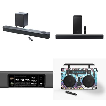 CLEARANCE! Pallet – 22 Pcs – Speakers, Accessories, Projector, Portable Speakers – Customer Returns – VIZIO, Onn, Sanus VuePoint, SANUS