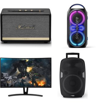 Pallet – 15 Pcs – Speakers, Boombox – Open Box Customer Returns – onn., Soundcore, Altec Lansing, ACER