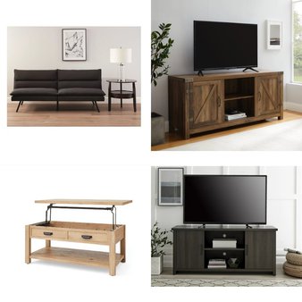 Pallet – 12 Pcs – TV Stands, Wall Mounts & Entertainment Centers, Living Room, Office, Mattresses – Overstock – Mainstays, Woven Paths