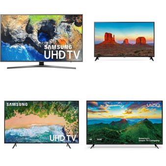 5 Pcs – LED/LCD TVs (46″ – 55″) – Refurbished (GRADE C) – Samsung, RCA, VIZIO, LG