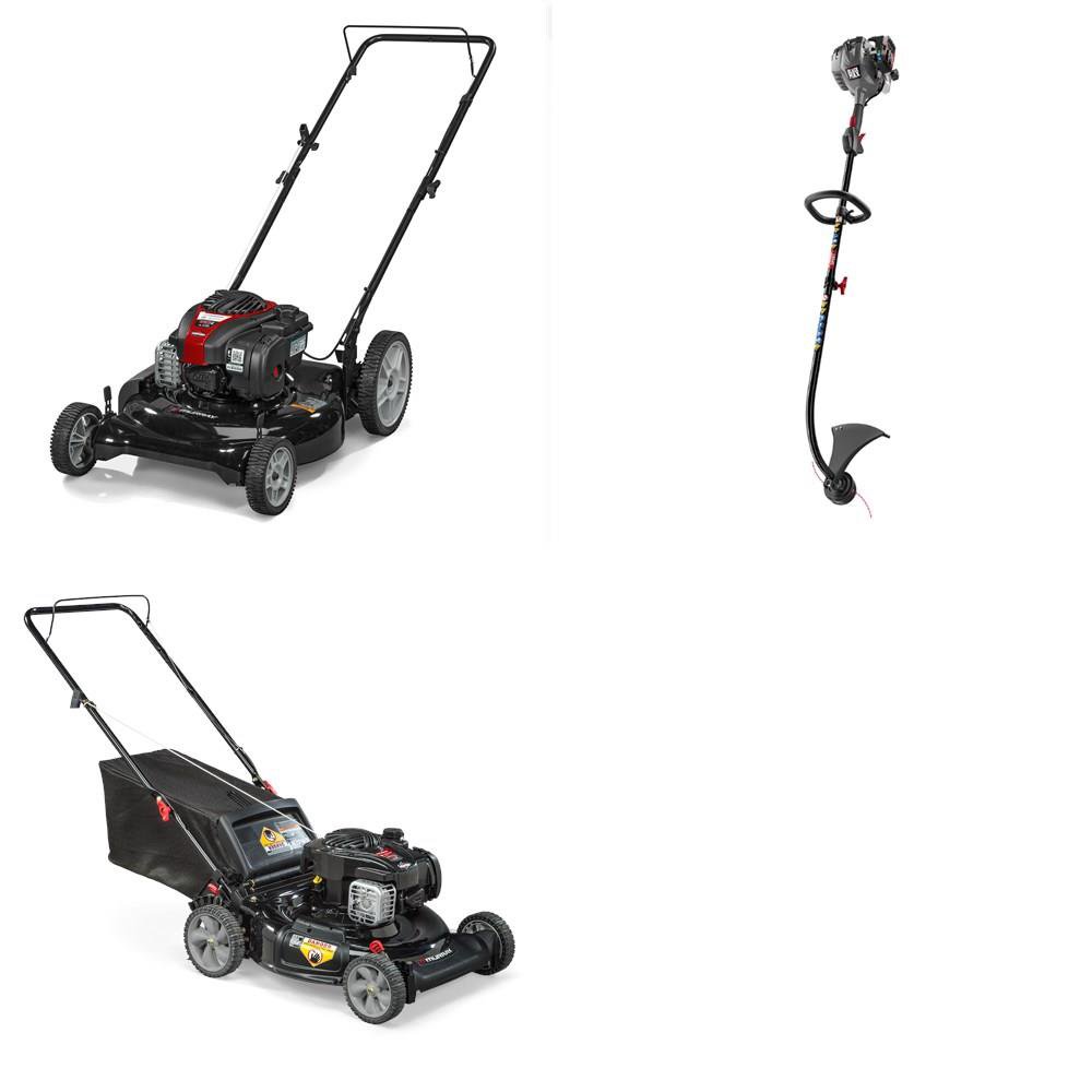 Black max shop push mower