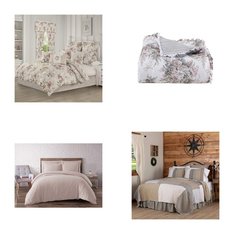 CLEARANCE! 3 Pallets - 704 Pcs - Rugs & Mats, Curtains & Window Coverings, Bedding Sets, Sheets, Pillowcases & Bed Skirts - Mixed Conditions - Unmanifested Home, Window, and Rugs, Eclipse, Regal Home Collections, Inc., Madison Park