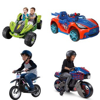 Pallet – 4 Pcs – Vehicles – Customer Returns – Fisher-Price, Razor, Spider-Man, Huffy