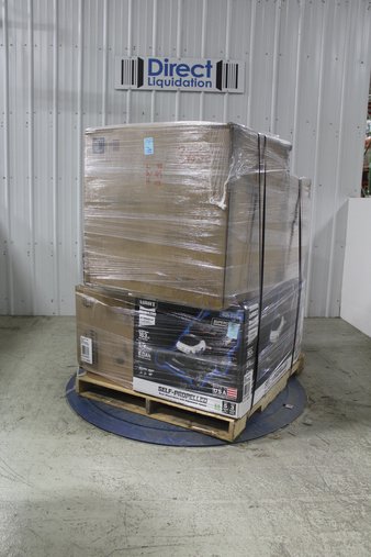 1 Pallet – 7 Pcs – New Leaf Blowers & Vaccums, Mowers – New and New Damaged Box – Walmart