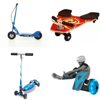 Pallet – 51 Pcs – Power Wheels – Customer Returns – Fuzion, Yvolution, Madd Gear, Razor