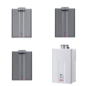 Pallet – 9 Pcs – Gas, Hardware, Heaters, Refrigerators – Customer Returns – Rinnai, Frigidaire, Rinnai America, Kohler