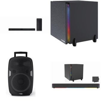 Pallet – 16 Pcs – Speakers – Customer Returns – PROSCAN, Philips, LG, Monster
