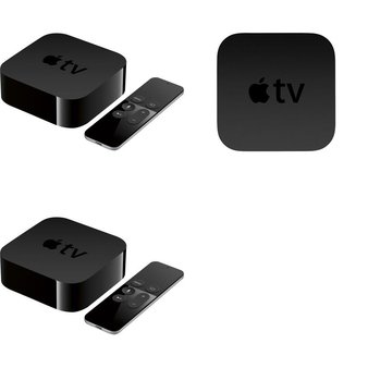 5 Pcs – Apple TV – Refurbished (GRADE A, GRADE B, No Remote) – Models: MGY52LL/A, MLNC2LL/A, MD199LL/A