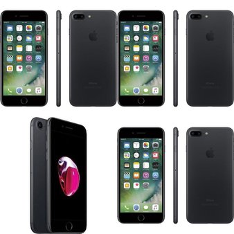 7 Pcs – Apple iPhone 7 – Refurbished (GRADE C – Locked) – Models: MN9H2LL/A, MNR52LL/A, MNQH2LL/A – TF, MNQR2LL/A