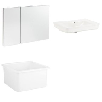 Pallet – 5 Pcs – Bath, Hardware, Storage & Organization, Unsorted – Open Box Like New – Signature Hardware