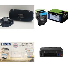 Pallet - 66 Pcs - Other, Networking, Power Adapters & Chargers, All-In-One - Customer Returns - onn., Onn, Canon, EPSON