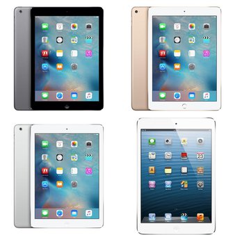 20 Pcs – Refurbished Apple iPads (GRADE A – Original Box) – Models: MD531C/A, MD785CL/B, MD788CL/B, MF432C/A – Tablets
