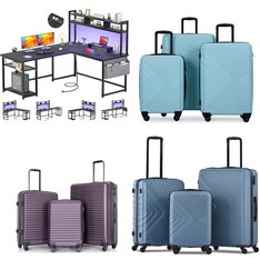 Pallet – 16 Pcs – Unsorted, Luggage, Vacuums, Kids – Customer Returns – Travelhouse, INSE, Funlio, Furinno
