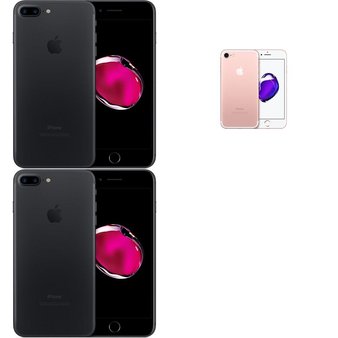 6 Pcs – Apple iPhone 7 – Refurbished (GRADE C – Locked) – Models: 3C368LL/A, MN8K2LL/A – TF, MNQH2LL/A – TF