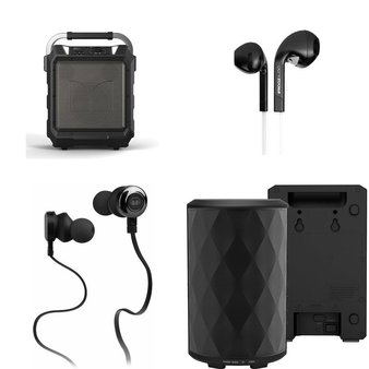 CLEARANCE! 103 Pcs – Headphones & Portable Speakers – Customer Returns – iFrogz, Monster, Onn, Skullcandy