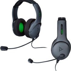127 Pcs - PDP LVL50 Wired Stereo Gaming Headset for Xbox One - Gray/Black - Refurbished (GRADE A, GRADE B, No Power Adapter)
