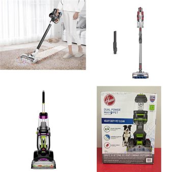 Pallet – 32 Pcs – Vacuums – Damaged / Missing Parts / Tested NOT WORKING – Shark, Tineco, Bissell, Hoover