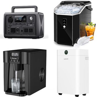 Pallet – 38 Pcs – Food Processors, Blenders, Mixers & Ice Cream Makers, Deep Fryers, Fans, Generators – Customer Returns – AICOOK, Costway, Ice Maker Countertop, Paris Rhone