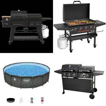 Flash Sale! 3 Pallets – 24 Pcs – Grills & Outdoor Cooking, Pools & Water Fun, Storage & Organization, Dining Room & Kitchen – Overstock – Expert Grill, Mainstays, BestOffice, Blackstone
