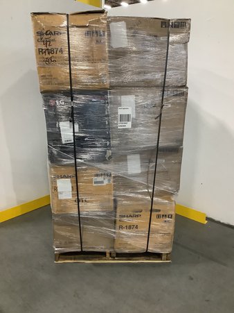 1 Pallets – 18 Pcs – Microwaves, Ovens / Ranges – Untested Customer Returns – Major Retailer