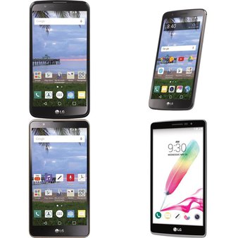 16 Pcs – LG Mobile & Smartphones – Refurbished (GRADE A, GRADE B, GRADE C – Activated) – Models: STLGL62VCPWP, STLGL82VCPWP, 6444A, L9