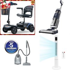 Pallet – 18 Pcs – Vacuums, Unsorted, Bedroom, Humidifiers / De-Humidifiers – Customer Returns – Sejoy, Tineco, Travelhouse, FCH