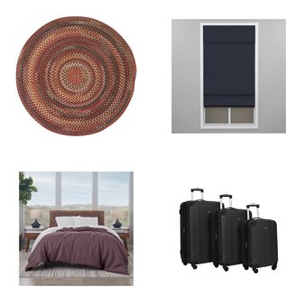 3 Pallets – 337 Pcs – Curtains & Window Coverings, Sheets, Pillowcases & Bed Skirts, Bedding Sets, Rugs & Mats – Like New or New Customer Returns – JC Penney