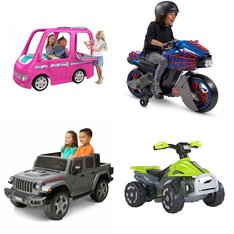 CLEARANCE! 2 Pallets - 4 Pcs - Vehicles - Customer Returns - Power Wheels, Huffy, UNBRANDED, Jeep
