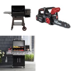 Pallet - 3 Pcs - Grills & Outdoor Cooking, Hedge Clippers & Chainsaws - Customer Returns - Mm, Hyper Tough