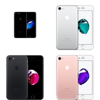 8 Pcs – Apple iPhone 7 – Refurbished (GRADE A – Unlocked) – Models: MN8Q2LL/A, MN8G2LL/A, 3C207LL/A, MN8M2LL/A