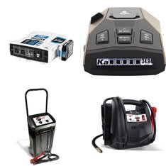 Pallet - 57 Pcs - Power, Automotive Accessories, Alarms - Customer Returns - Schumacher, Schumacher Electric, Cobra Electronics, NOCO