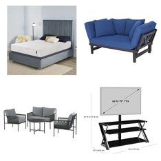 Pallet - 26 Pcs - Blankets, Throws & Quilts, Patio, TV Stands, Wall Mounts & Entertainment Centers, Bedroom - Overstock - Your Zone, Mainstays