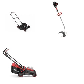 Pallet – 6 Pcs – Mowers, Trimmers & Edgers – Customer Returns – Hyper Tough