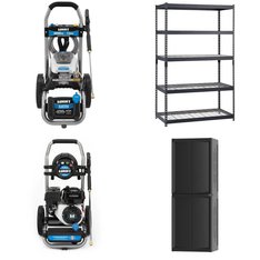 Pallet - 8 Pcs - Storage & Organization, Pressure Washers, Power Tools - Customer Returns - Hart, Hyper Tough, BestOffice, EDSAL