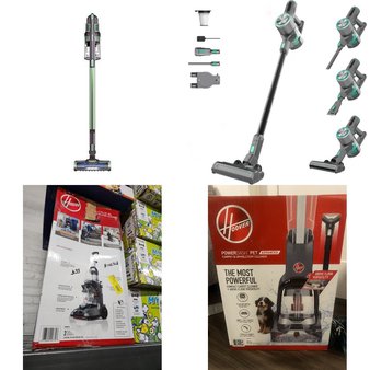 Pallet – 9 Pcs – Vacuums – Customer Returns – Hoover, Wyze, Shark