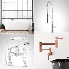 CLEARANCE! Pallet - 326 Pcs - Hardware, Kitchen & Bath Fixtures - Open Box Like New - Signature Hardware, Miseno