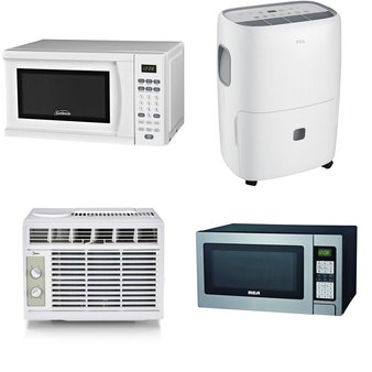 Pallet – 11 Pcs – Air Conditioners, Microwaves – Customer Returns – Sunbeam, Midea, TCL, RCA