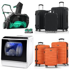 Pallet - 16 Pcs - Luggage, Snow Removal, Dishwashers, Hand Tools - Customer Returns - Zimtown, LiTHELi, Sunbee, KARLXTOM